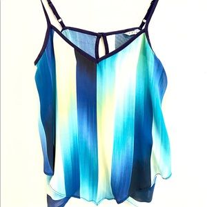 Trina Turk blue/green Camisole